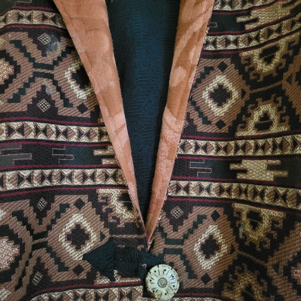Tribal Print Jacket Size M - Picture 3 of 10